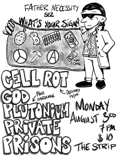 Cell Rot (CA) / God Plutonium (PGH) / Private Prisons