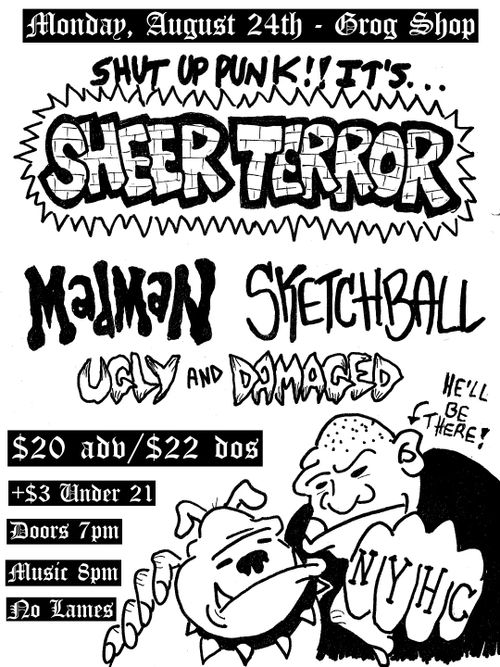 Sheer Terror / Madman / Sketch Ball / Ugly & Damaged