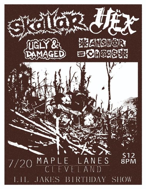 Skallar / HEX / Ugly & Damages / Answer = Chaos